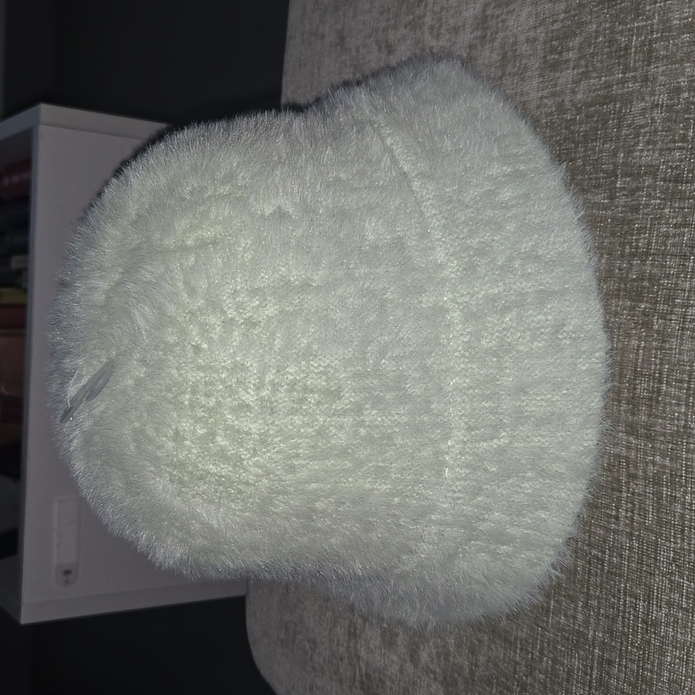 NWOT Urban Outfitters Light Green Fuzzy Bucket Hat